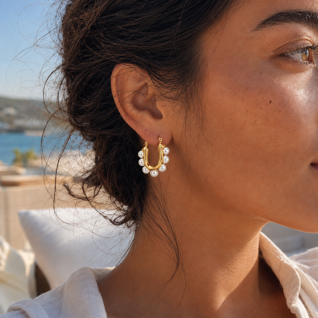 Pimosfer Earrings — VE2509-6048G image 2